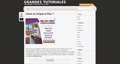 Desktop Screenshot of grandestutoriales.com